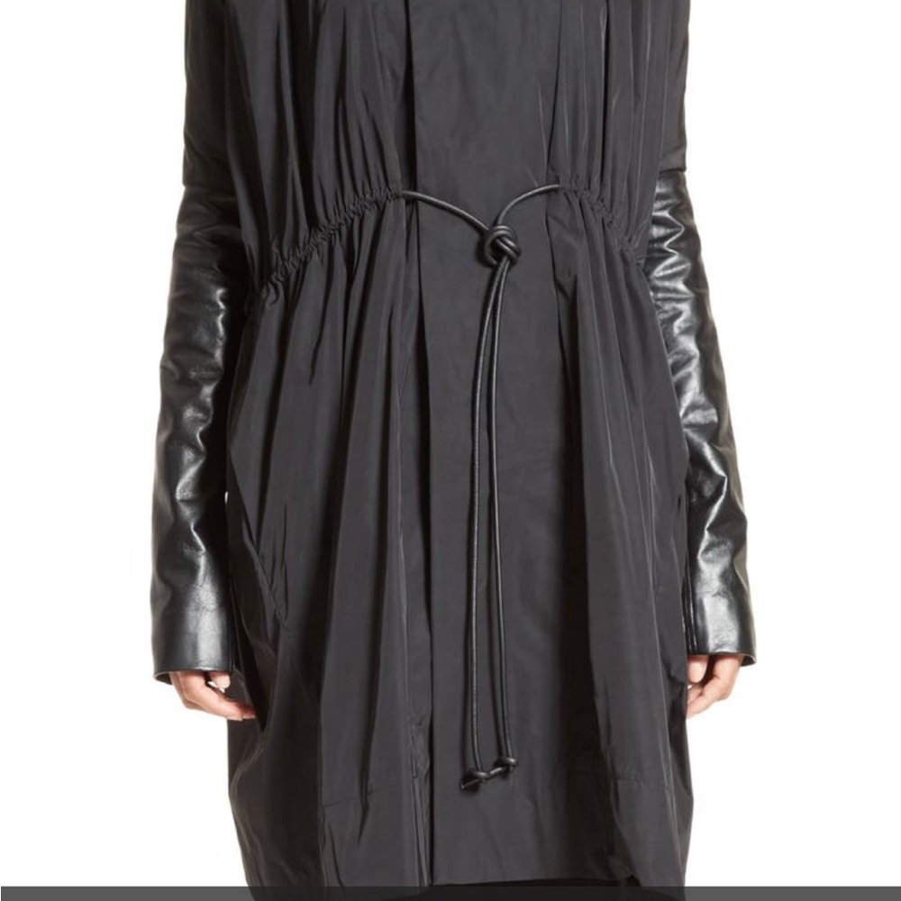 NWT Rick Owen’s Women's Black Jacket leather sleeves